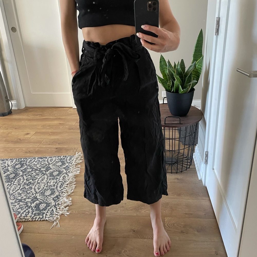 Zara wide legged high-waist pants